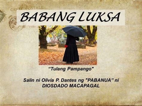 babang luksa meaning|Meaning of babaang.